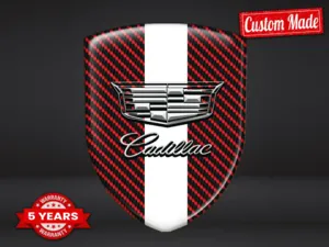 Cadillac Decalcomanie Silicone Logo Limitato Sport Cupola Racing